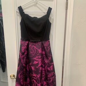 Carmen Marc Valvo long formal dress